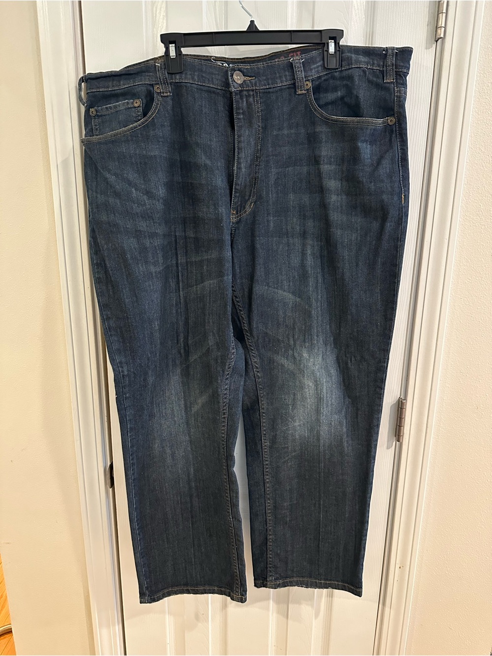 True Nation Relaxed Fit Men's Jeans in Deep Blue 44x30